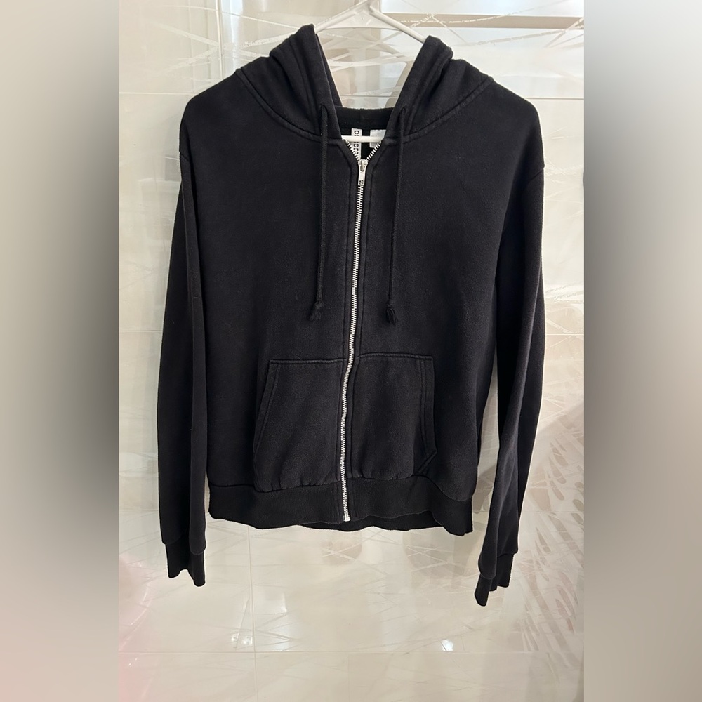 Divided H&M Kids Black Zip-up Hooded Jacket/Sweater🖤